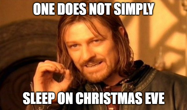 Holiday Health - Sleep meme